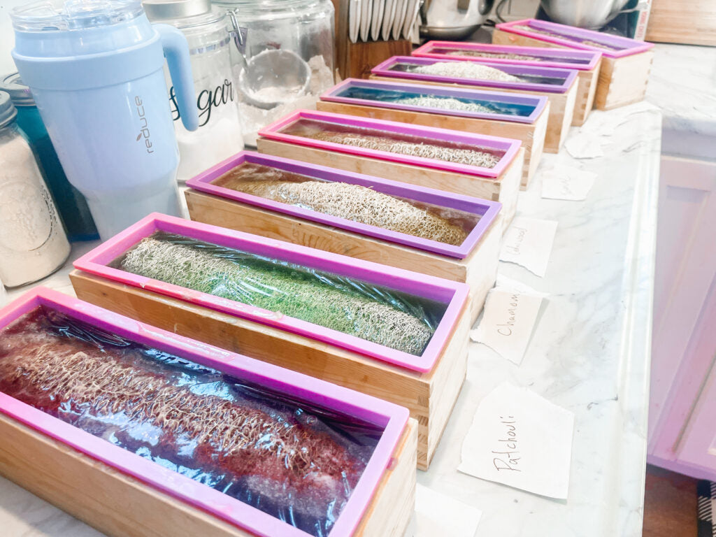 DIY Easy Luffa Soap