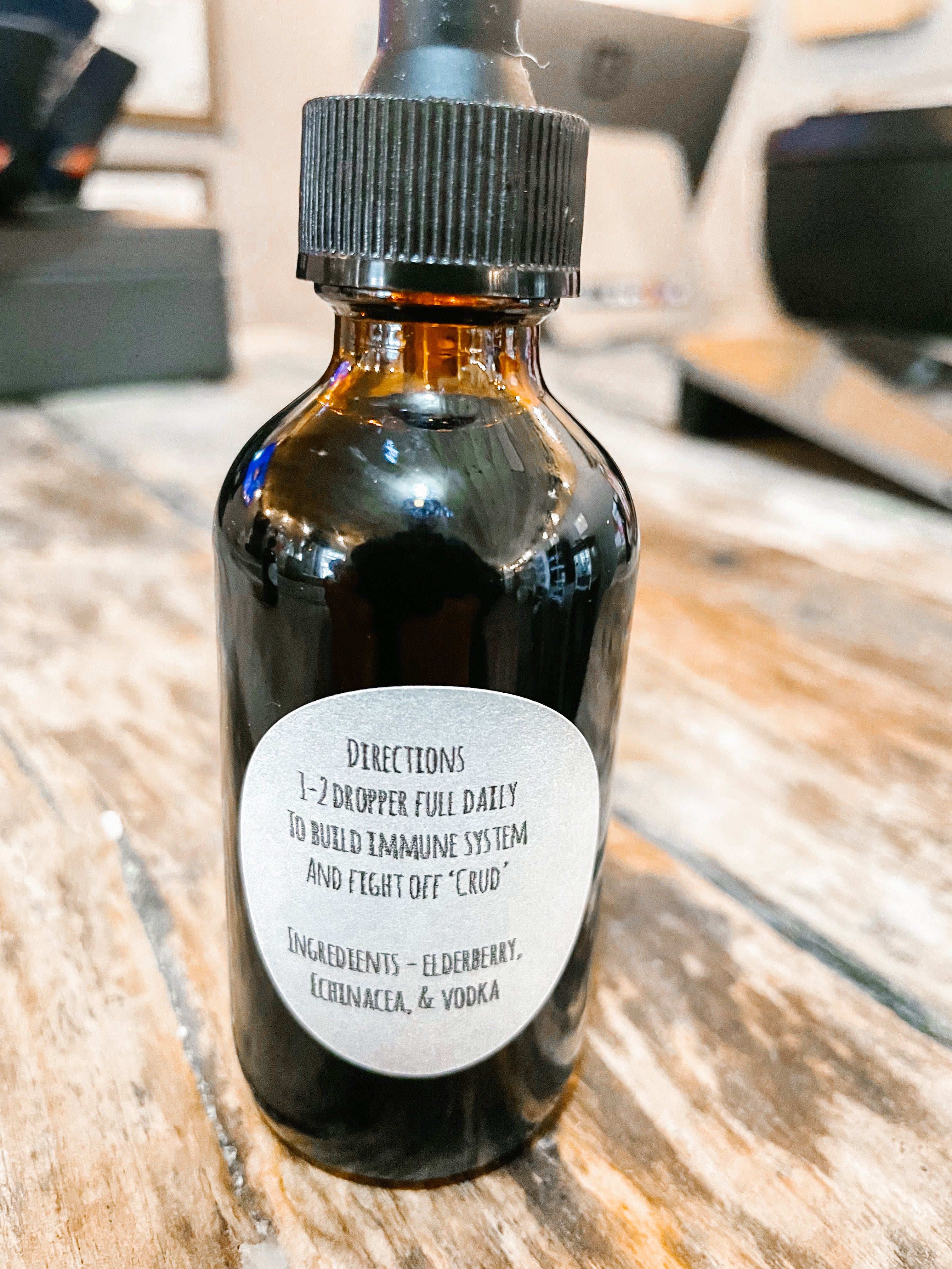 Crud Be Gone Tincture (immune, cold and flu support)