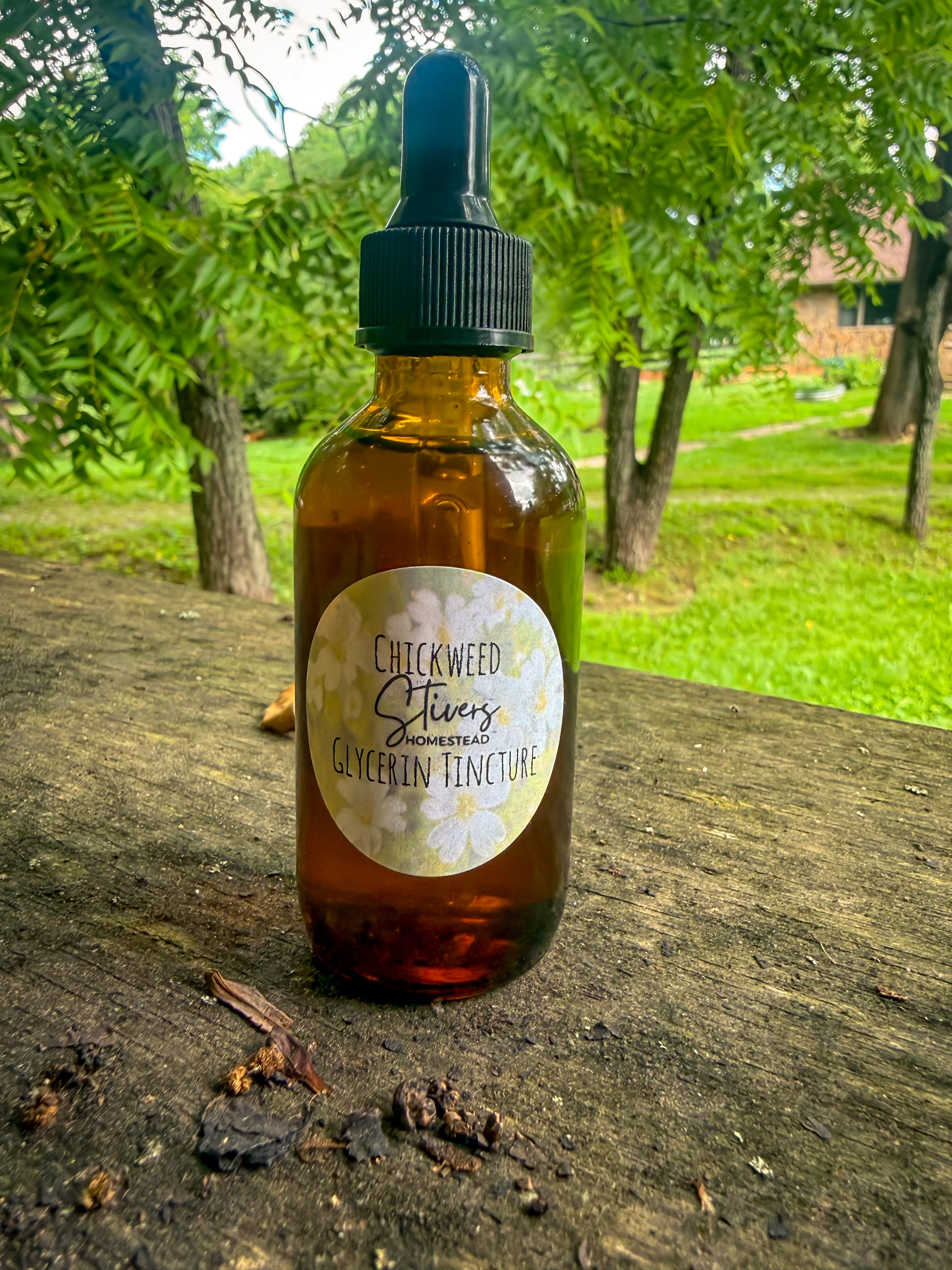 Chickweed Glycerin Tincture (Alcohol Free)