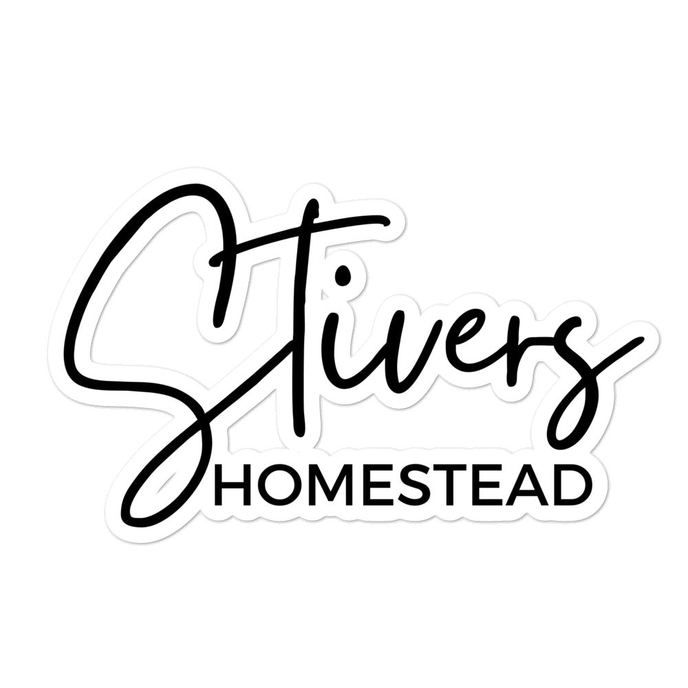 Stivers Homestead Bubble-free stickers