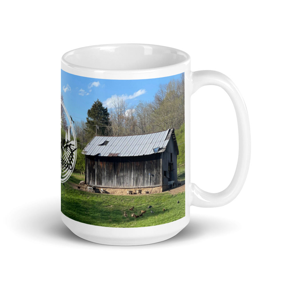 Spring White glossy mug